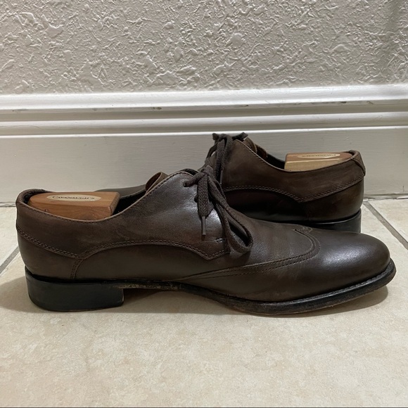 John Varvatos Brown Leather Shoes Size 9.5